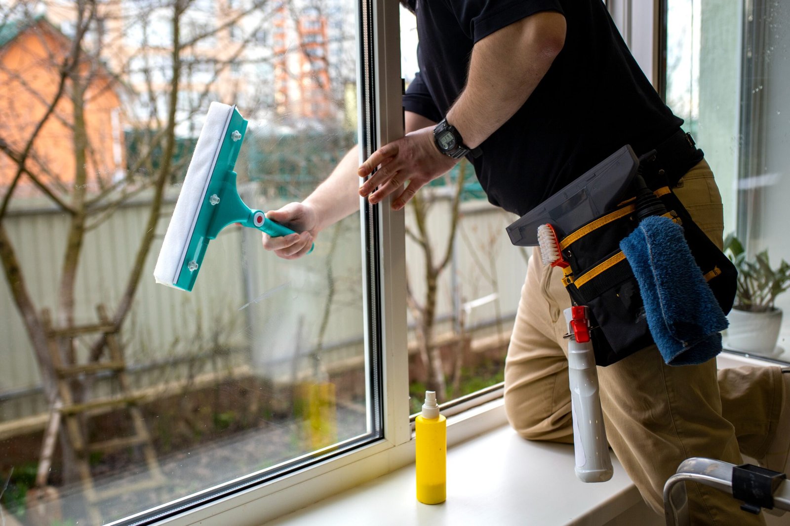 Residential window cleaning 